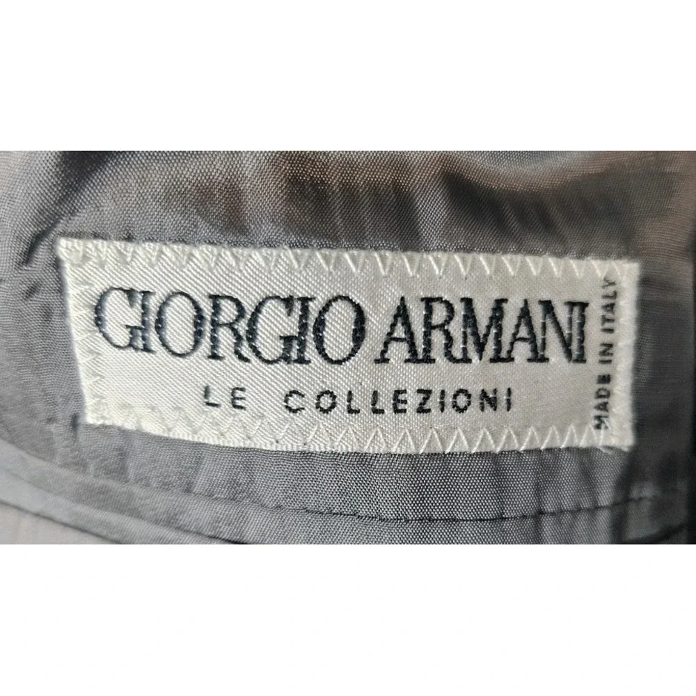 Giorgio Armani Le Collezioni Men's Grey Three Button Blazer 46R